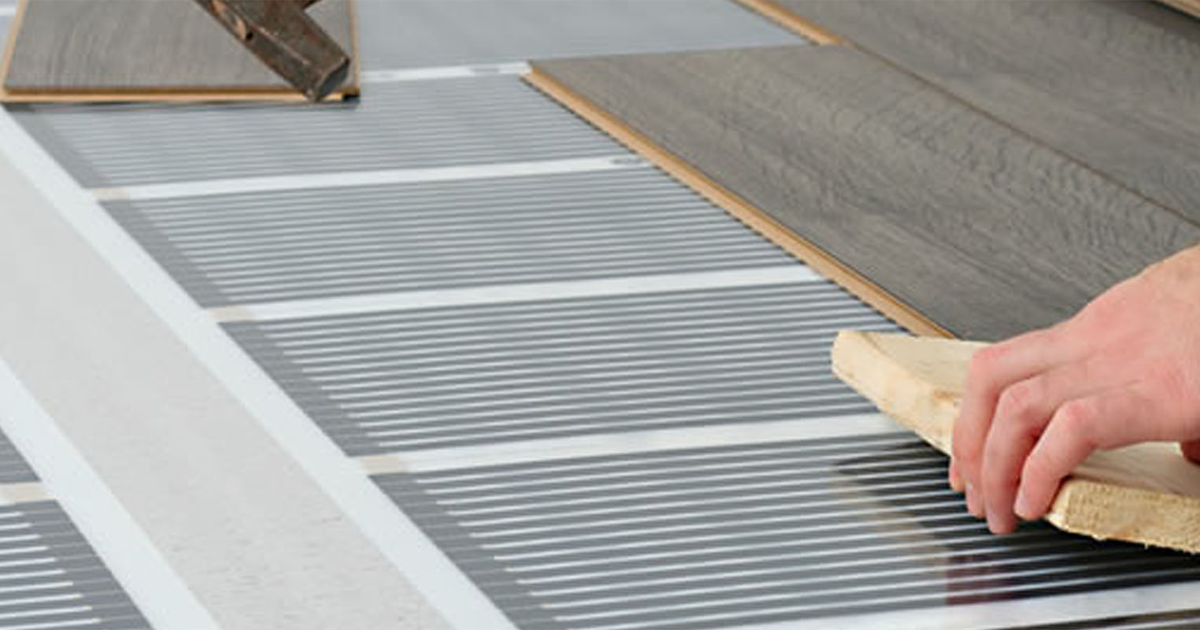 Laminált padló elektromos padlófűtésre